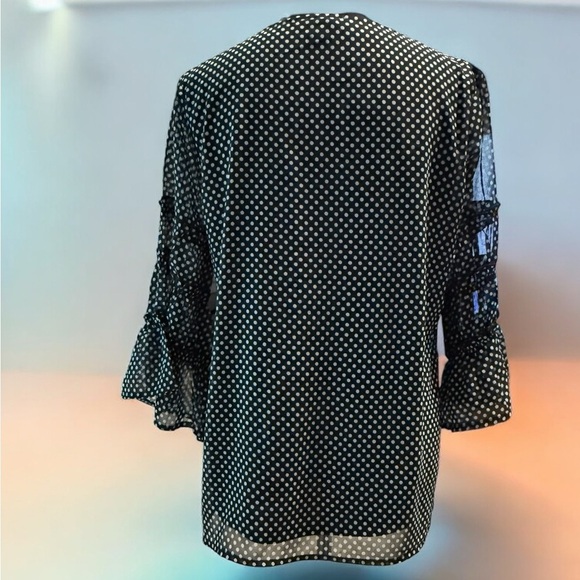 Banana Republic Black Boxy Blouse Relaxed Fit - 2 - Picture 2 of 3